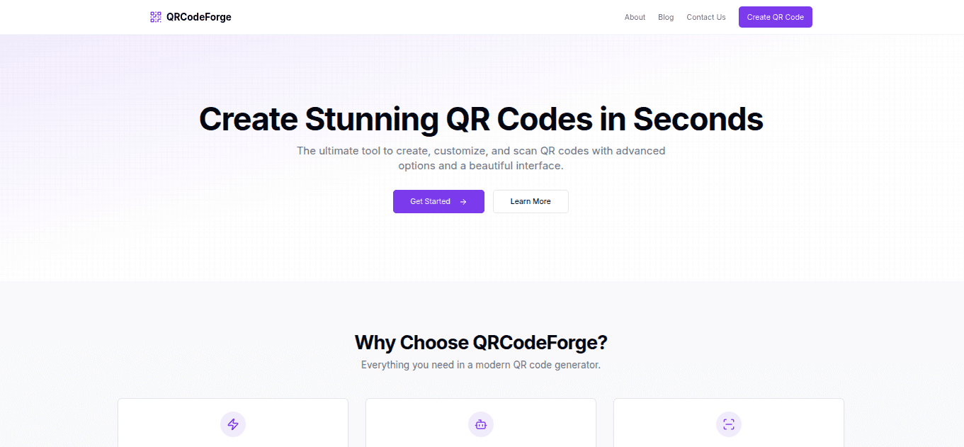 Stylish QR Code Generator